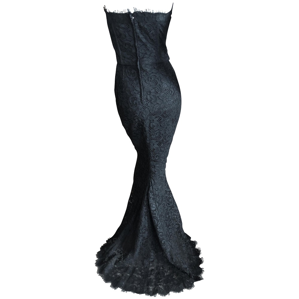 lace evening gown