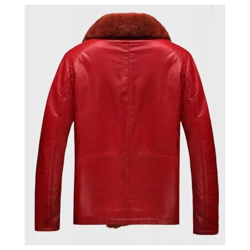 red leather jacket mens
