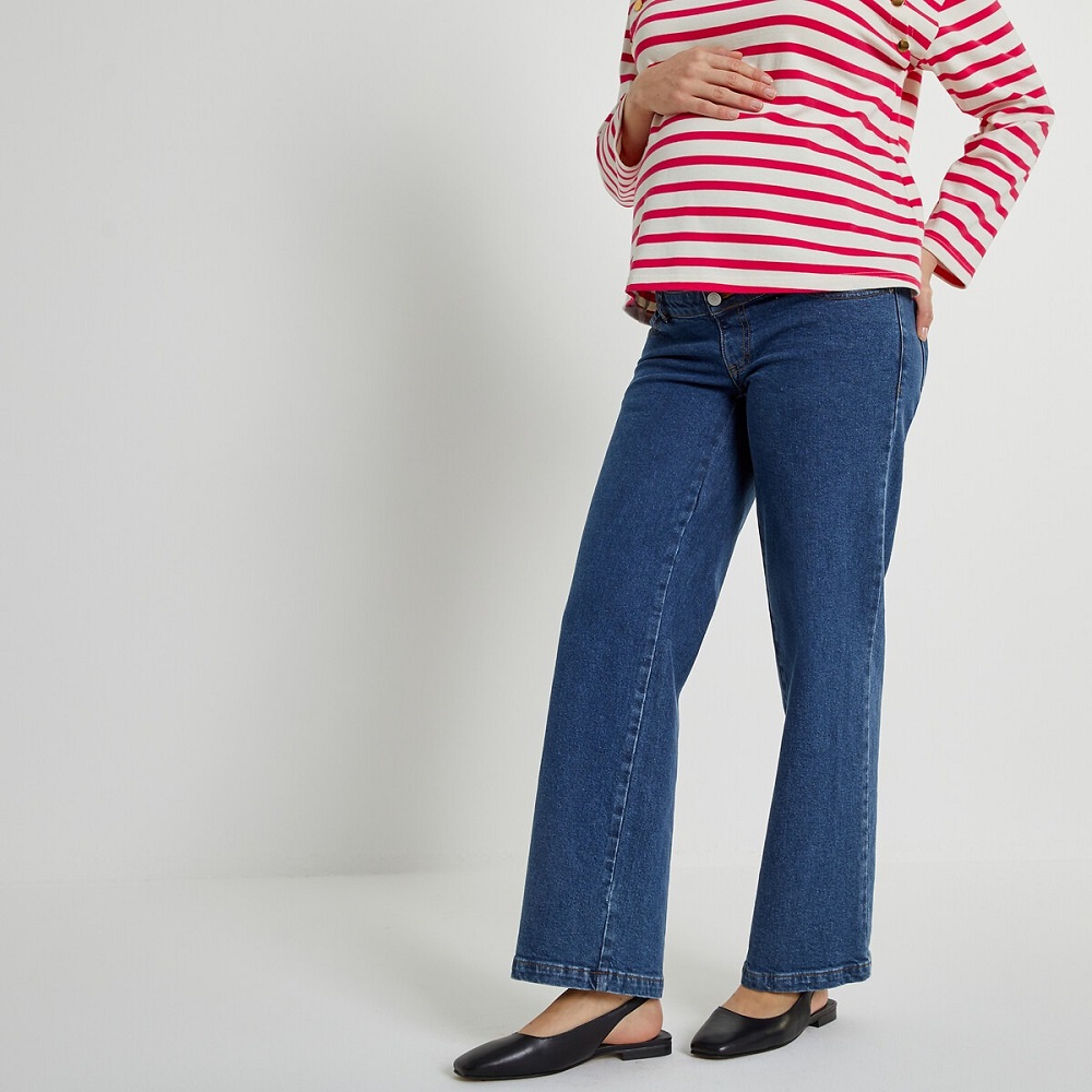 wide leg maternity jeans