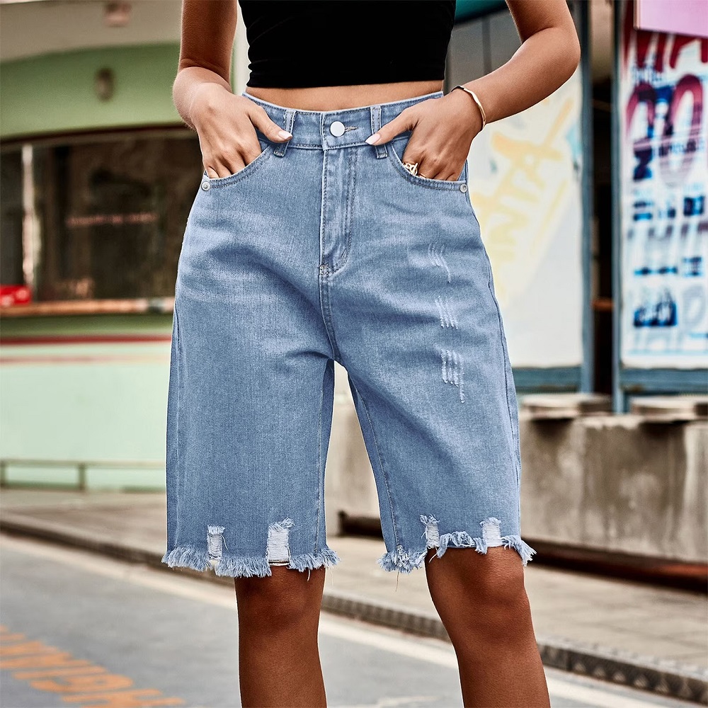 womens long shorts