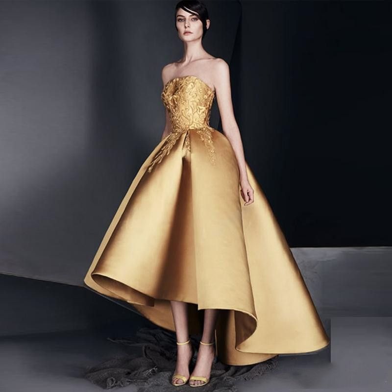 elegant gold gown