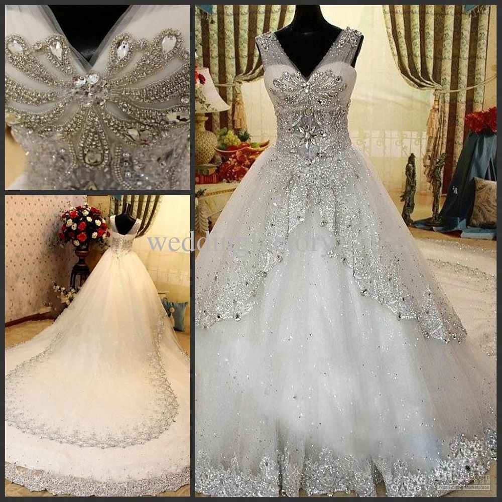 beaded wedding gown