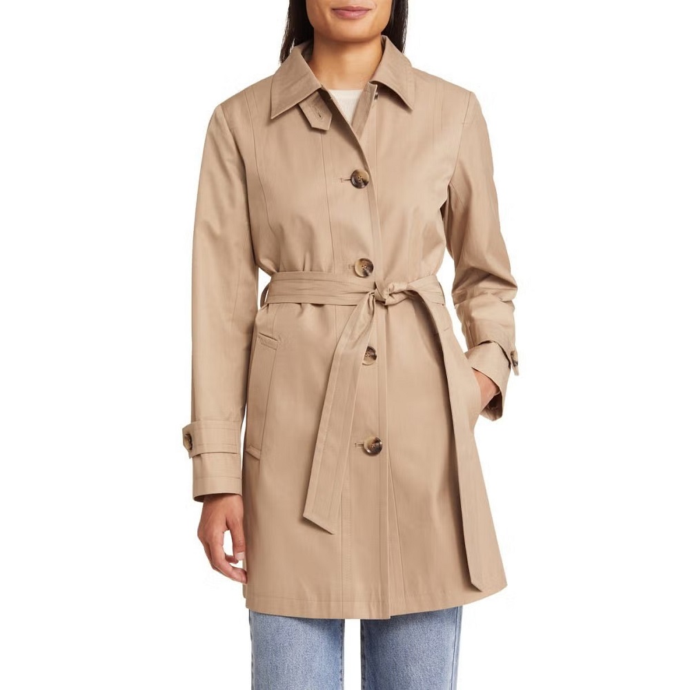 half trench coat