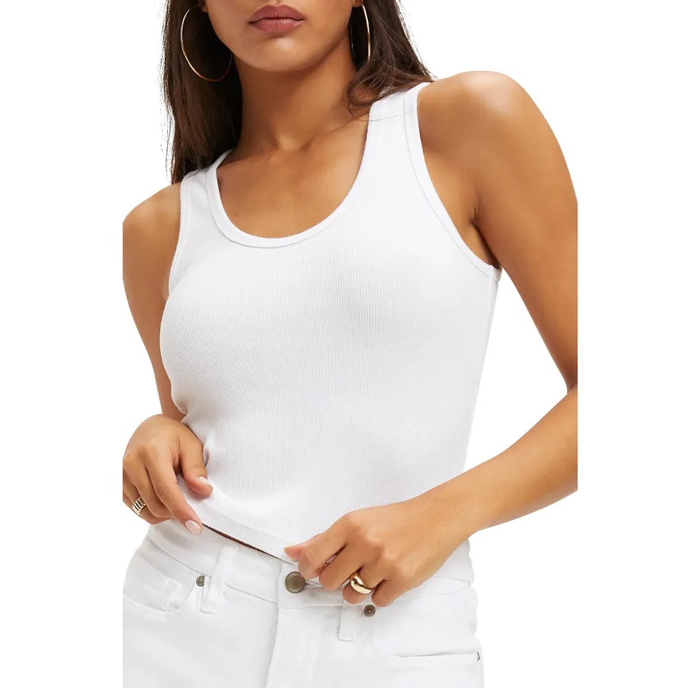 womens white tank tops
