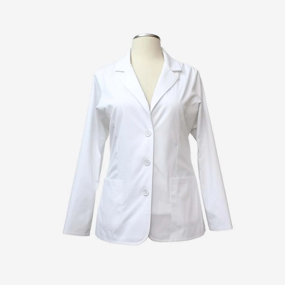 short white coat