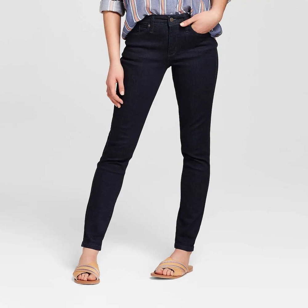 high rise skinny jeans