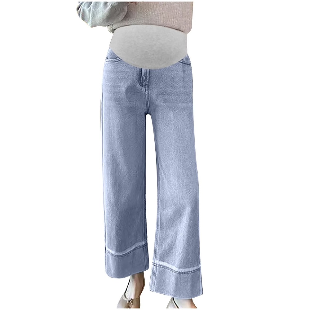 wide leg maternity jeans