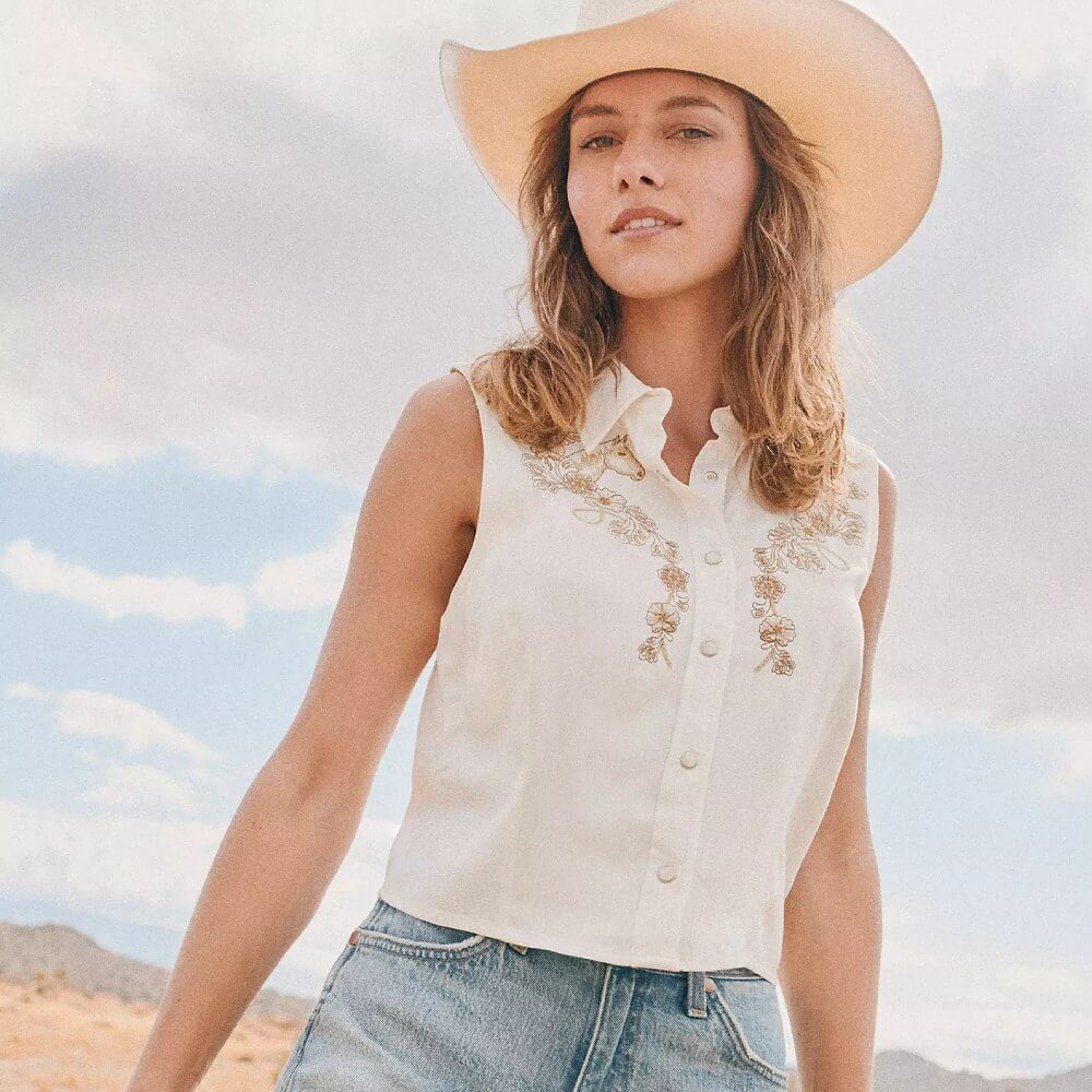 cute western tops