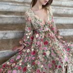 long floral formal dress