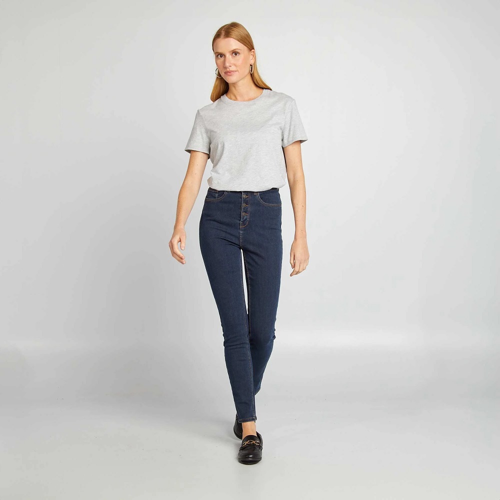 high rise skinny jeans