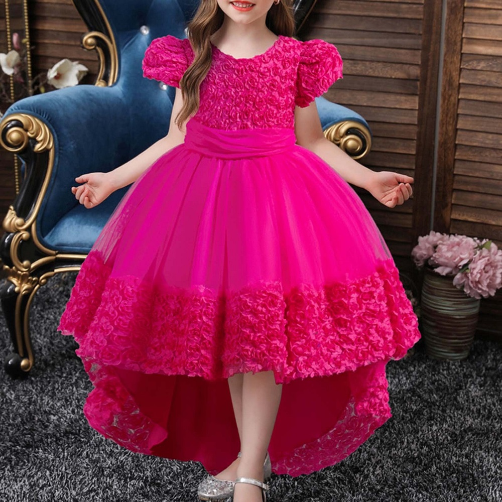 hot pink ball gown