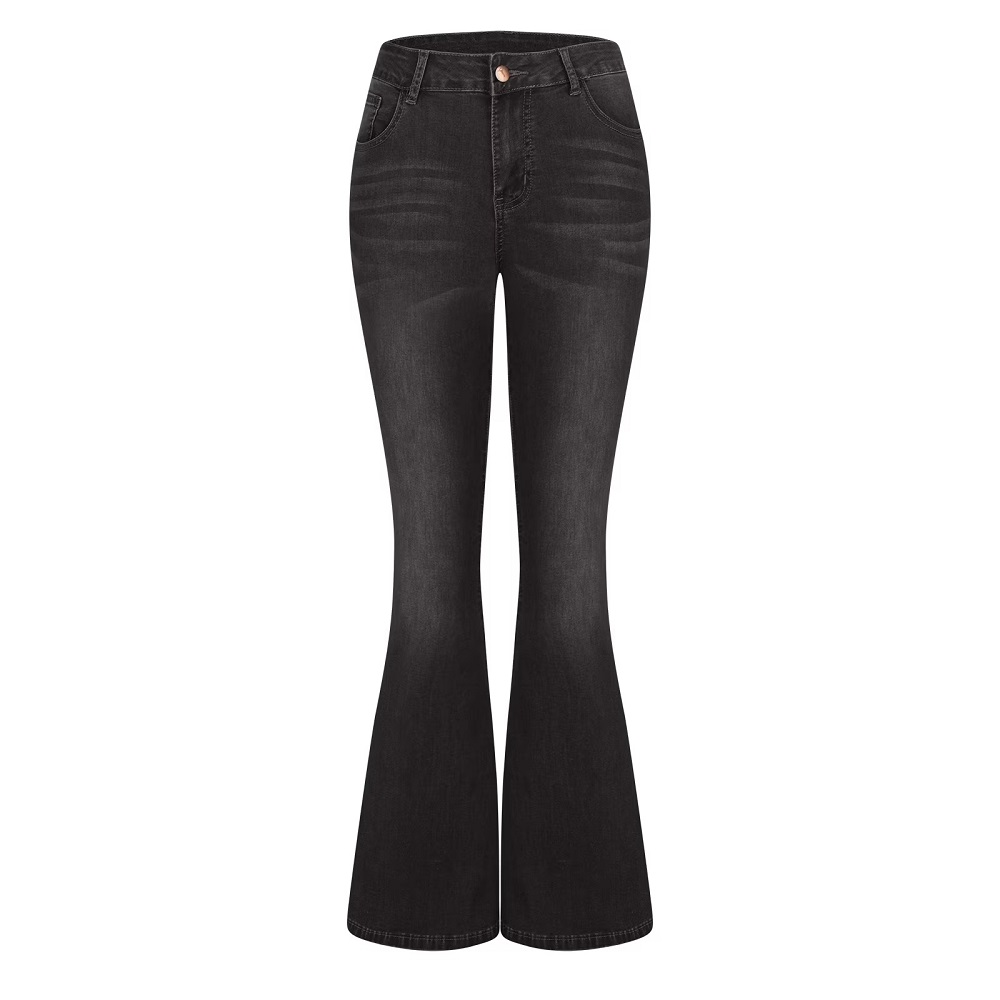 dark wash wide leg jeans