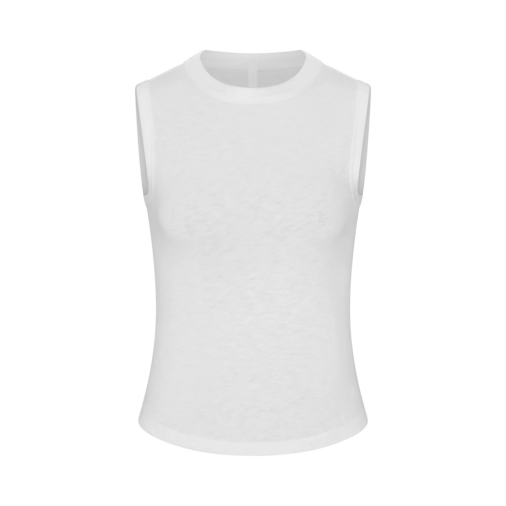 womens white tank tops