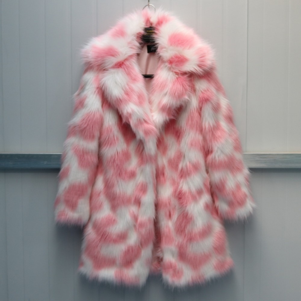fluffy faux fur coat