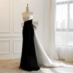 black and white dress formal