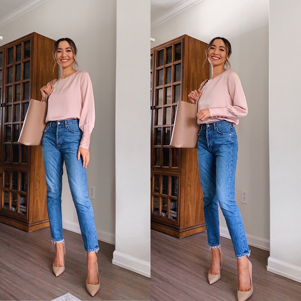 jeans business casual woman