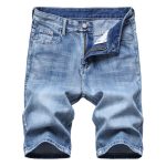 men denim shorts