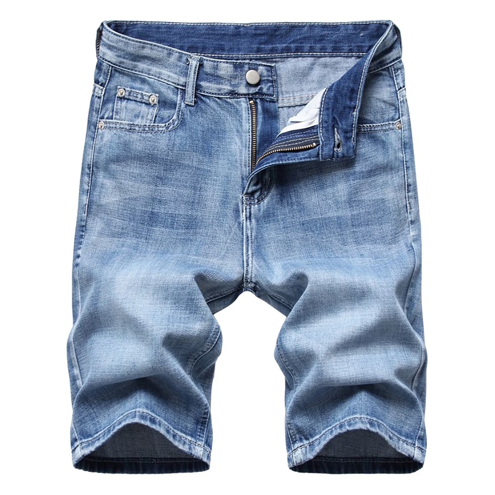 men denim shorts