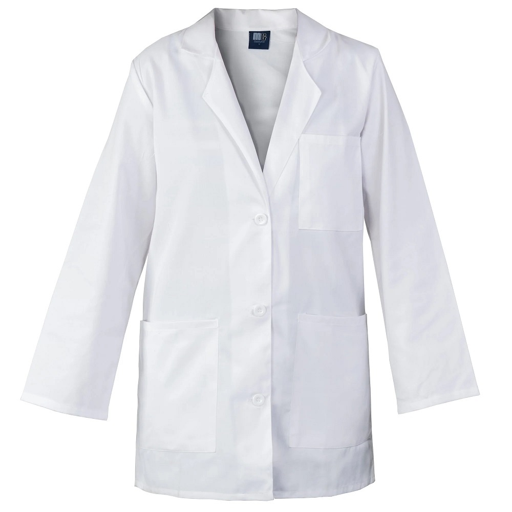 short white coat