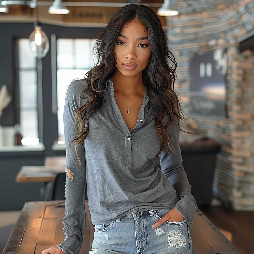 jeans business casual woman