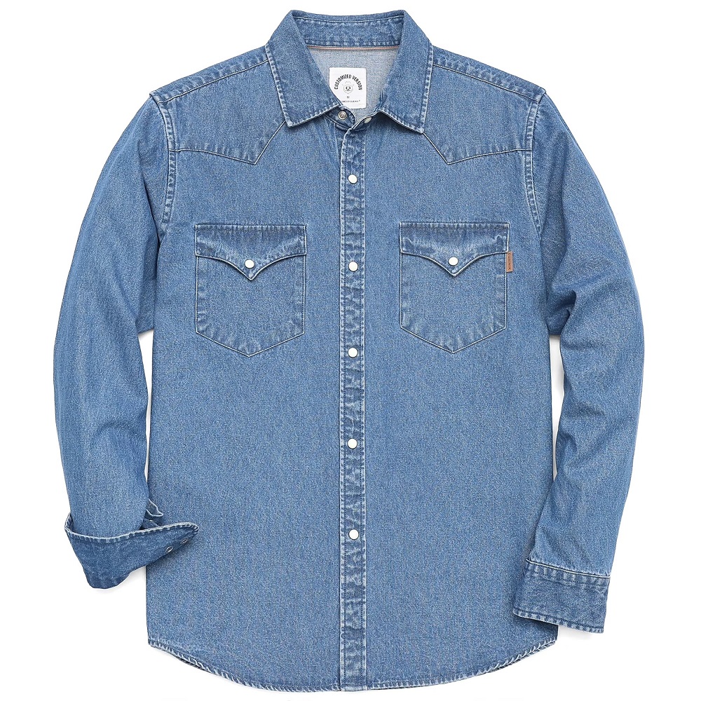 mens denim shirts