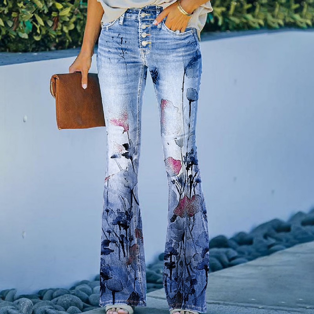 baggy flare jeans