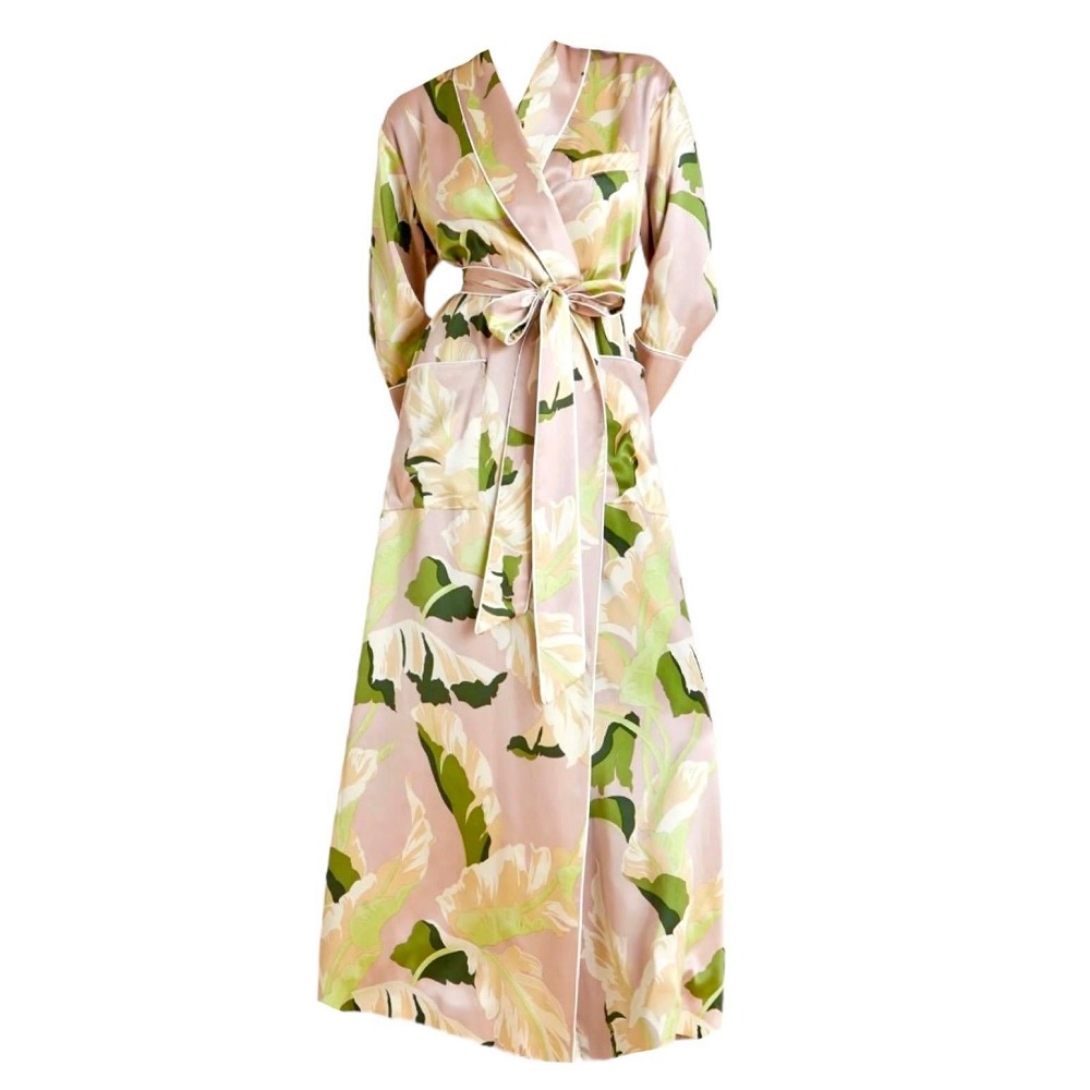 luxurious dressing gown