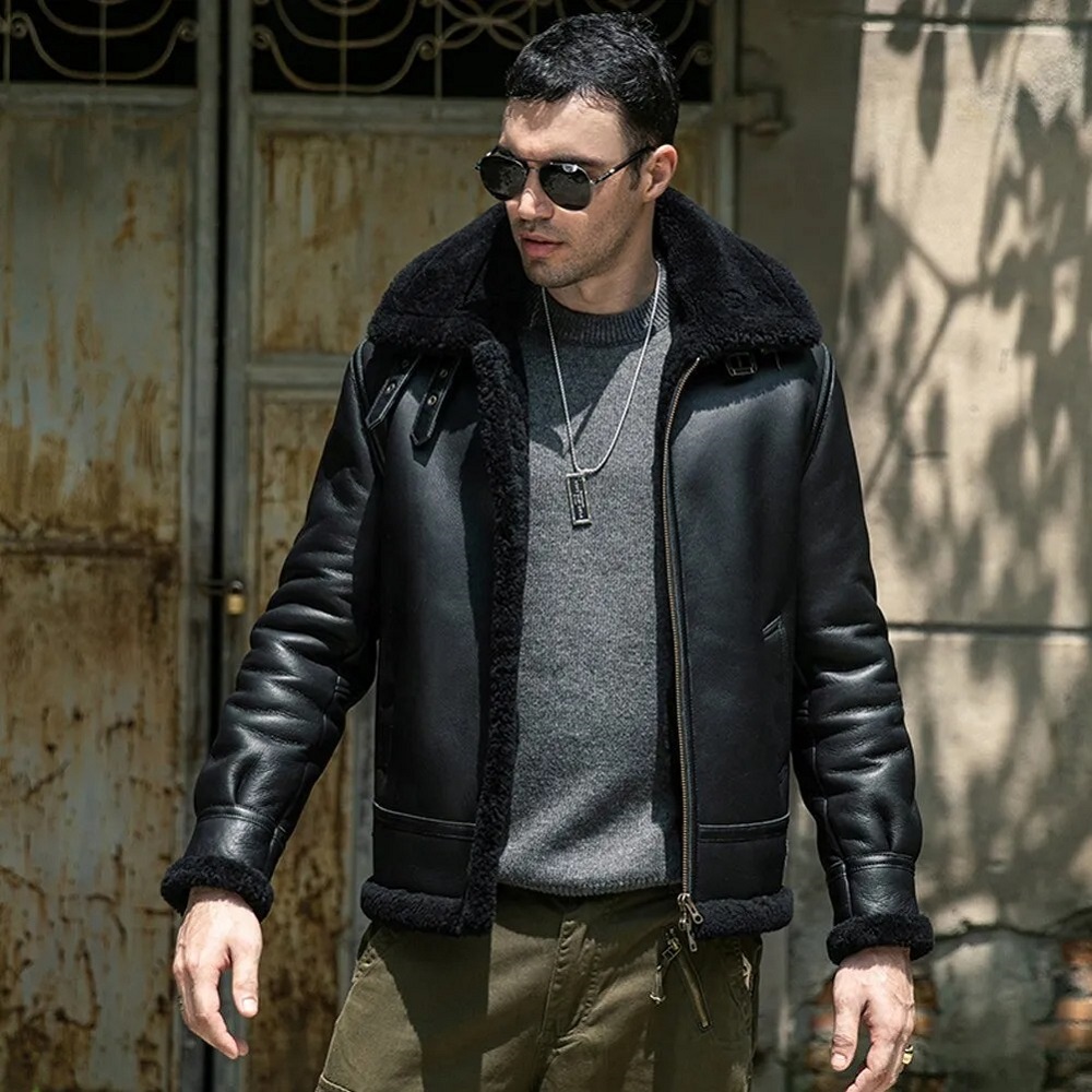 shearling jacket mens