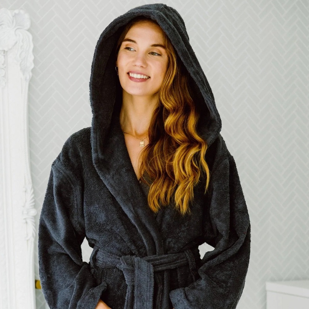 luxurious dressing gown