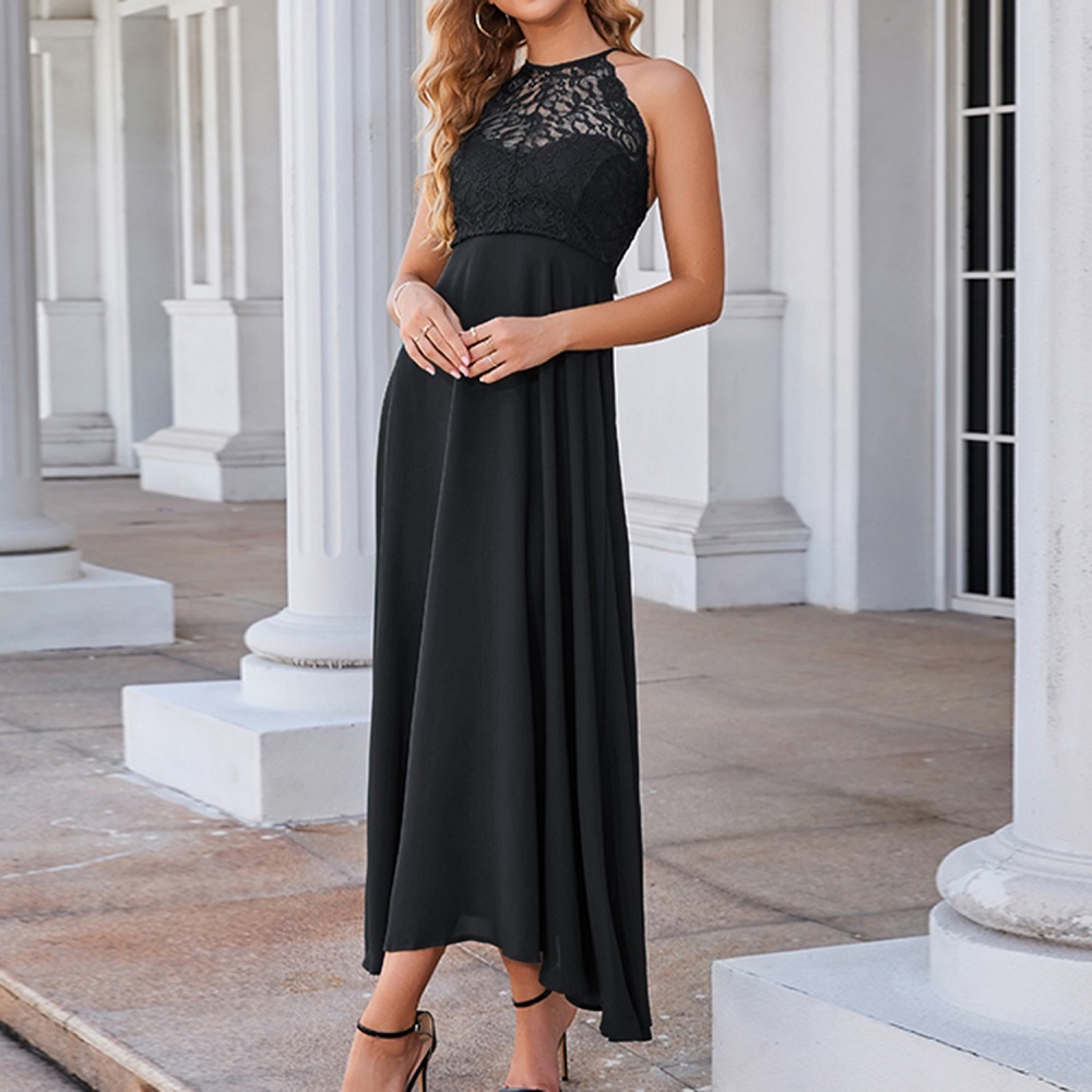 semi formal maxi dress with sleeves
