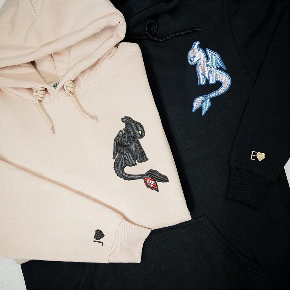 couple matching hoodies