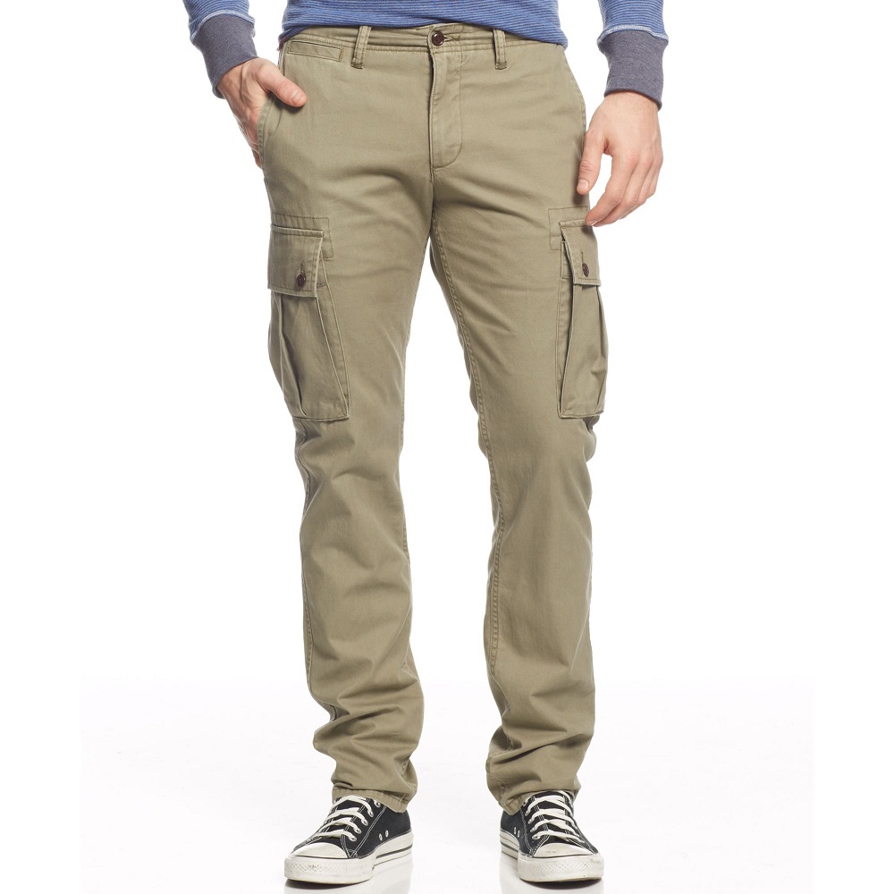 slim cargo pants