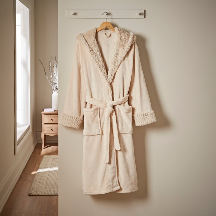 luxurious dressing gown