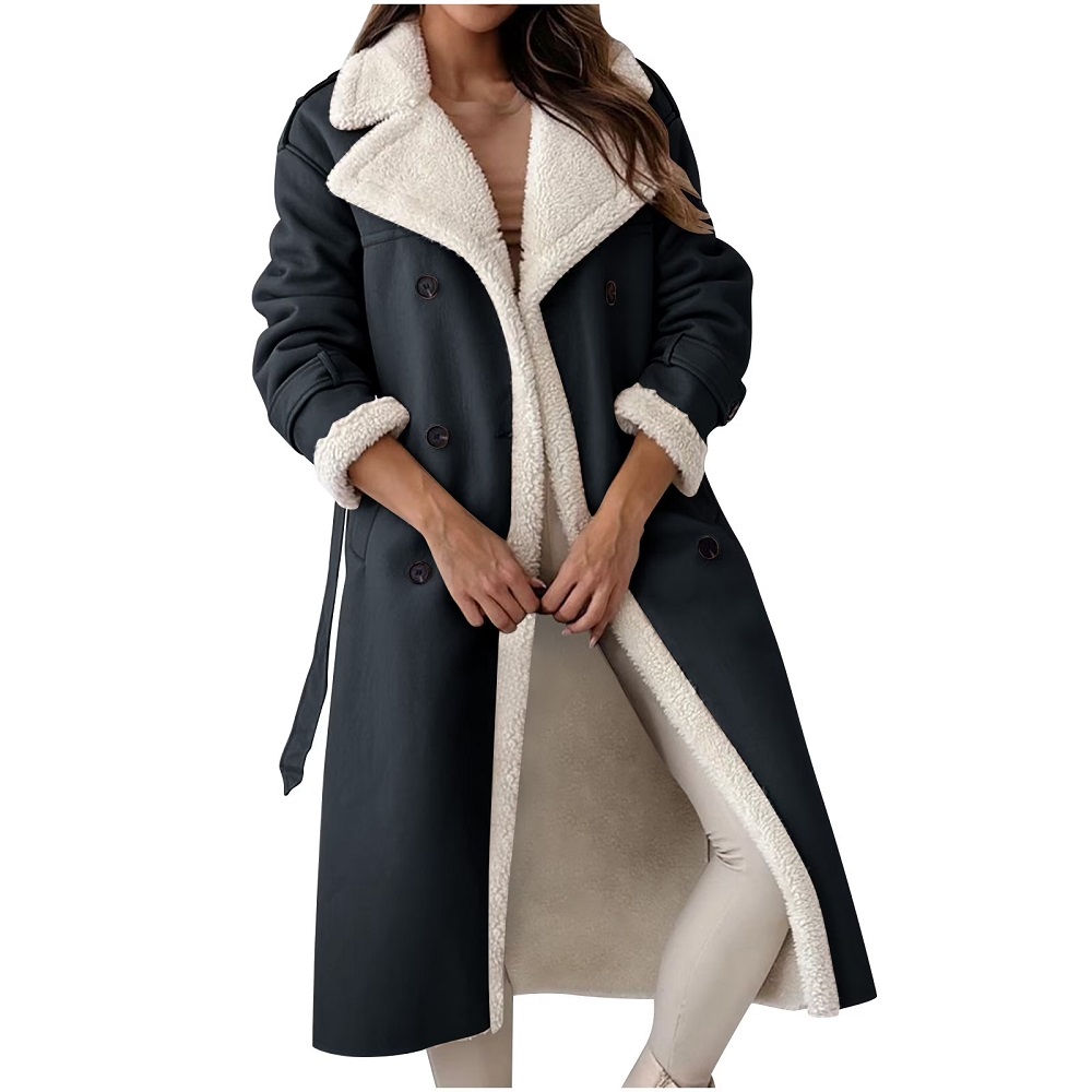 leather shearling coat
