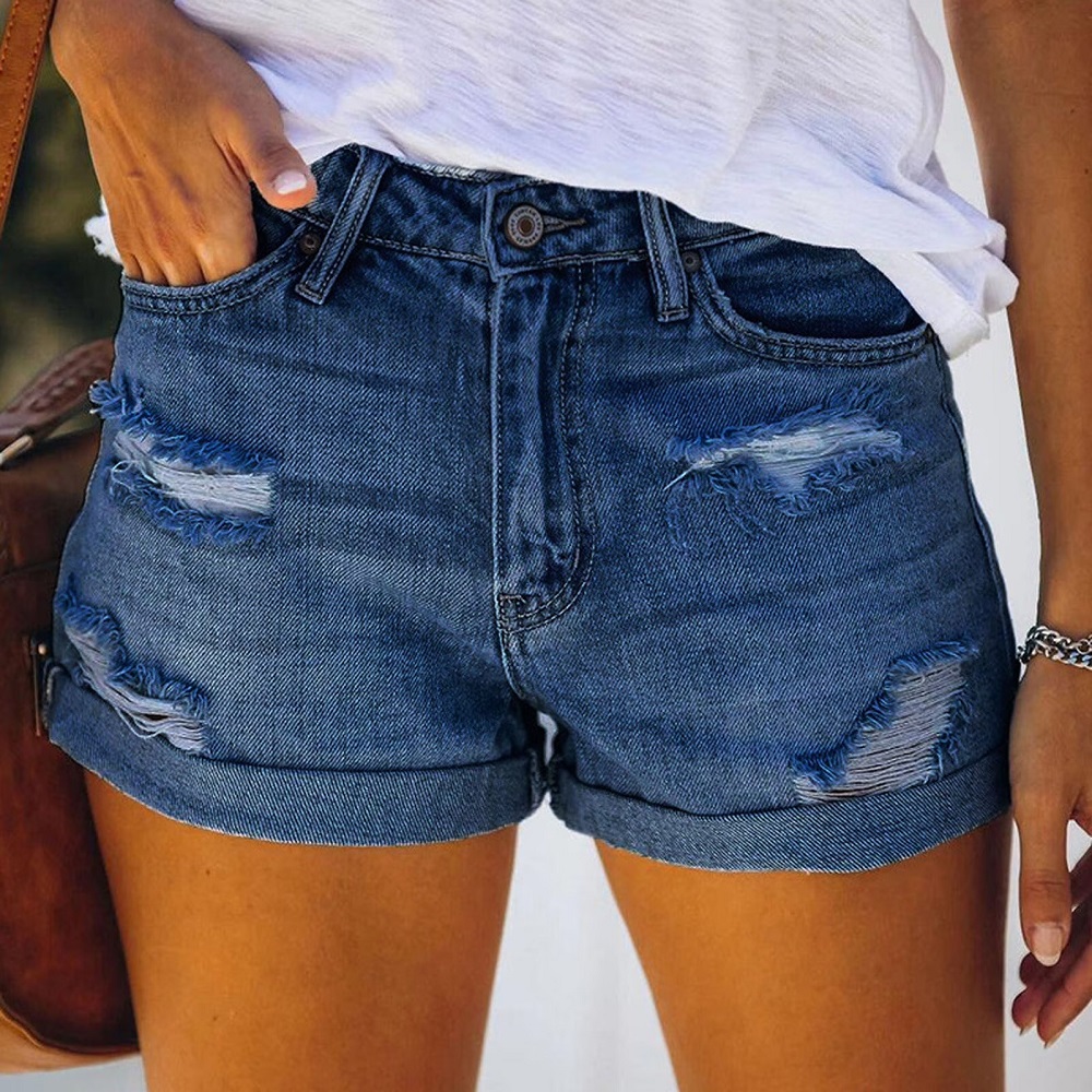 women jean shorts