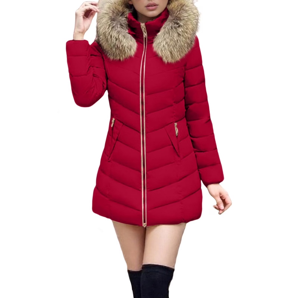 womens puffer jacket with hood