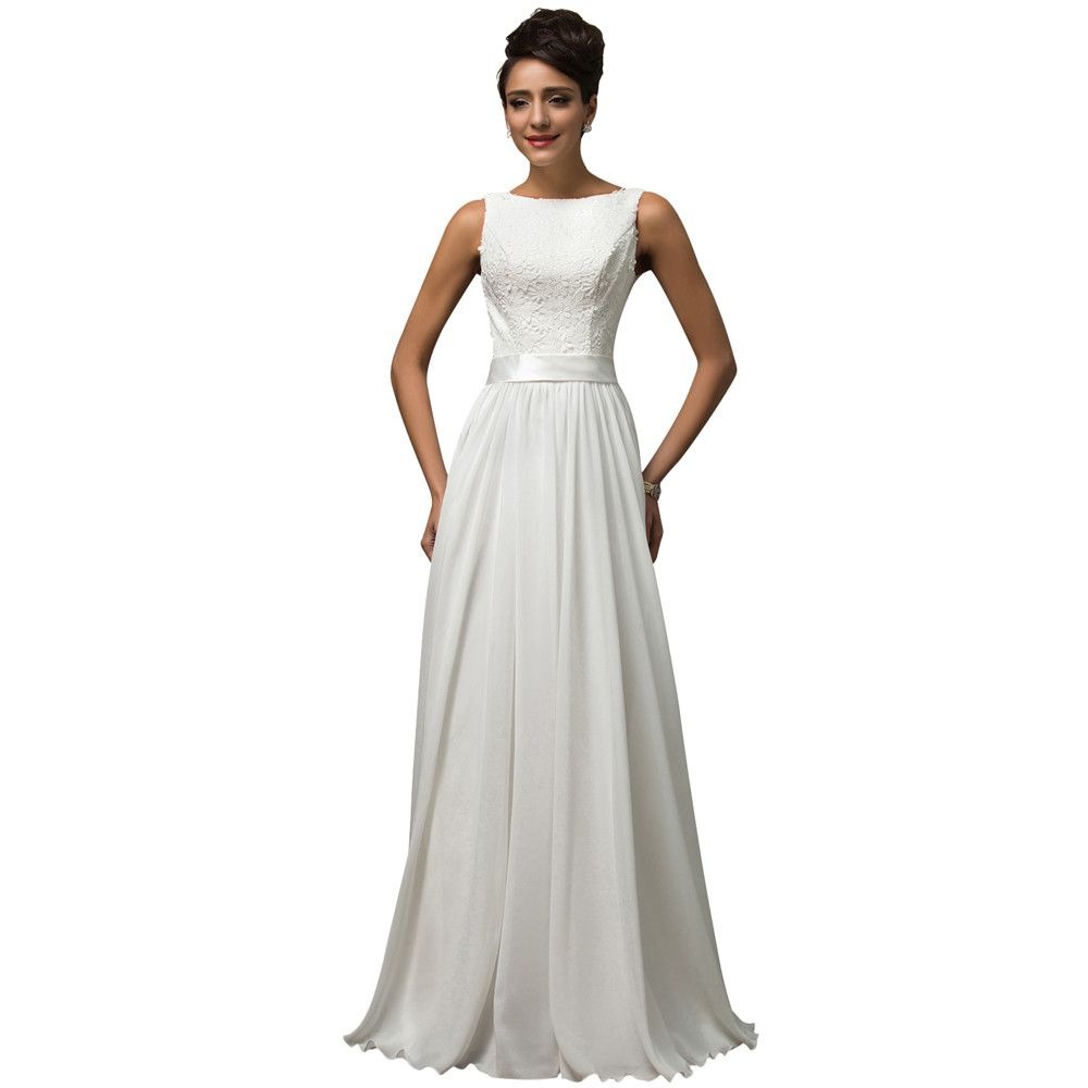 long white dress formal