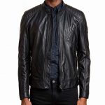 black leather jacket mens