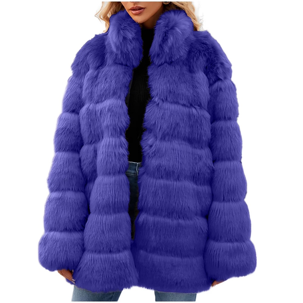 faux fox fur coat