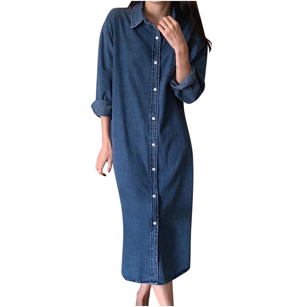 denim dress