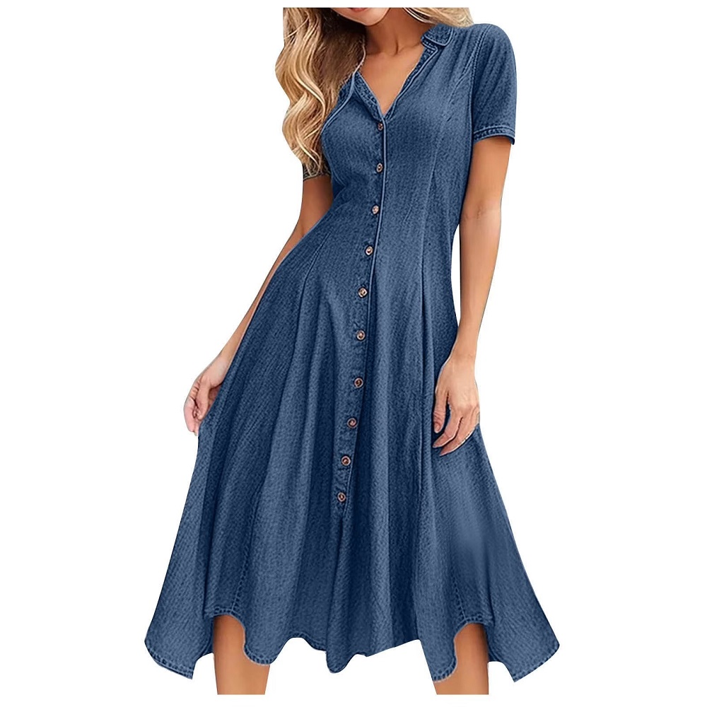 denim dress
