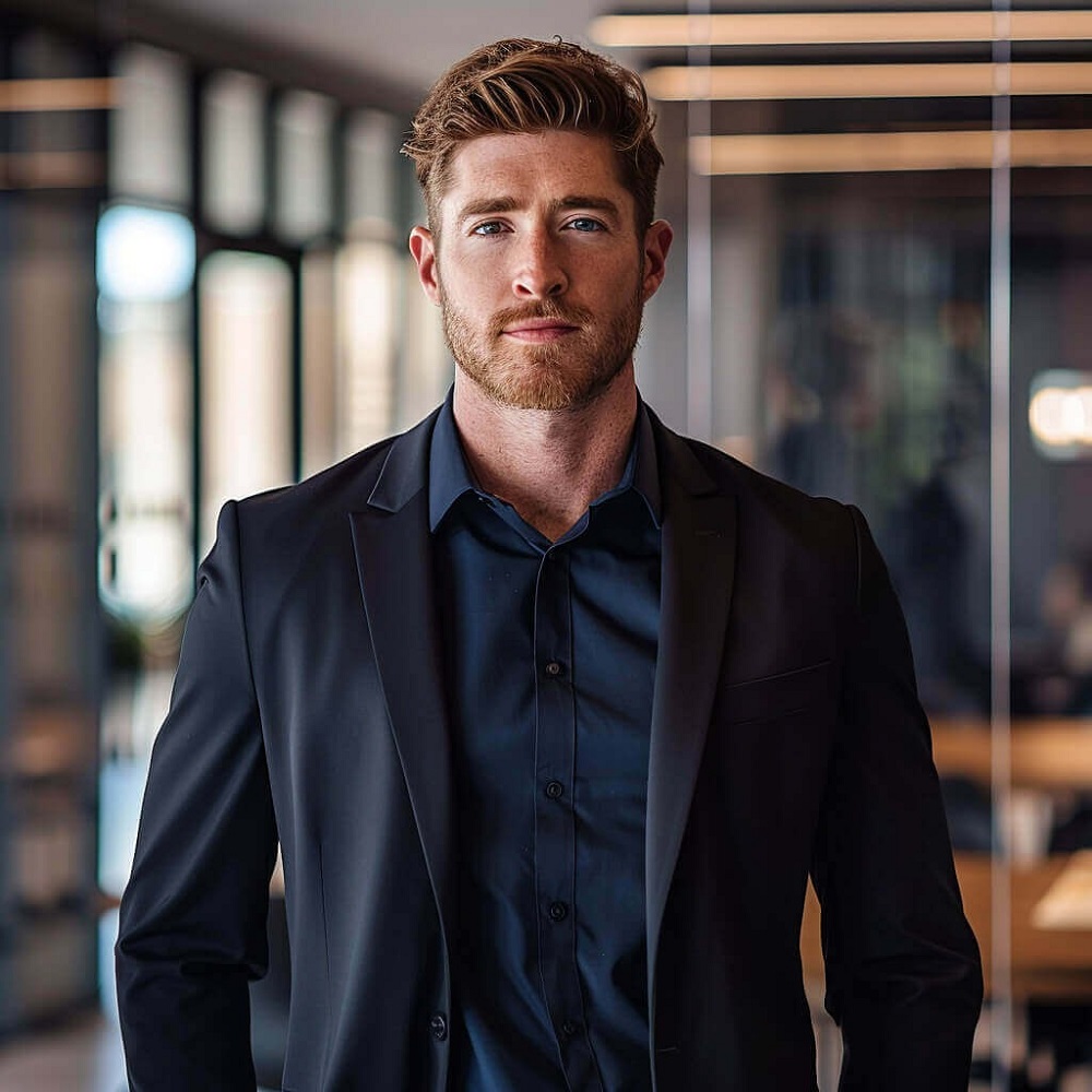 black suits