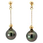 drop pearl earrings