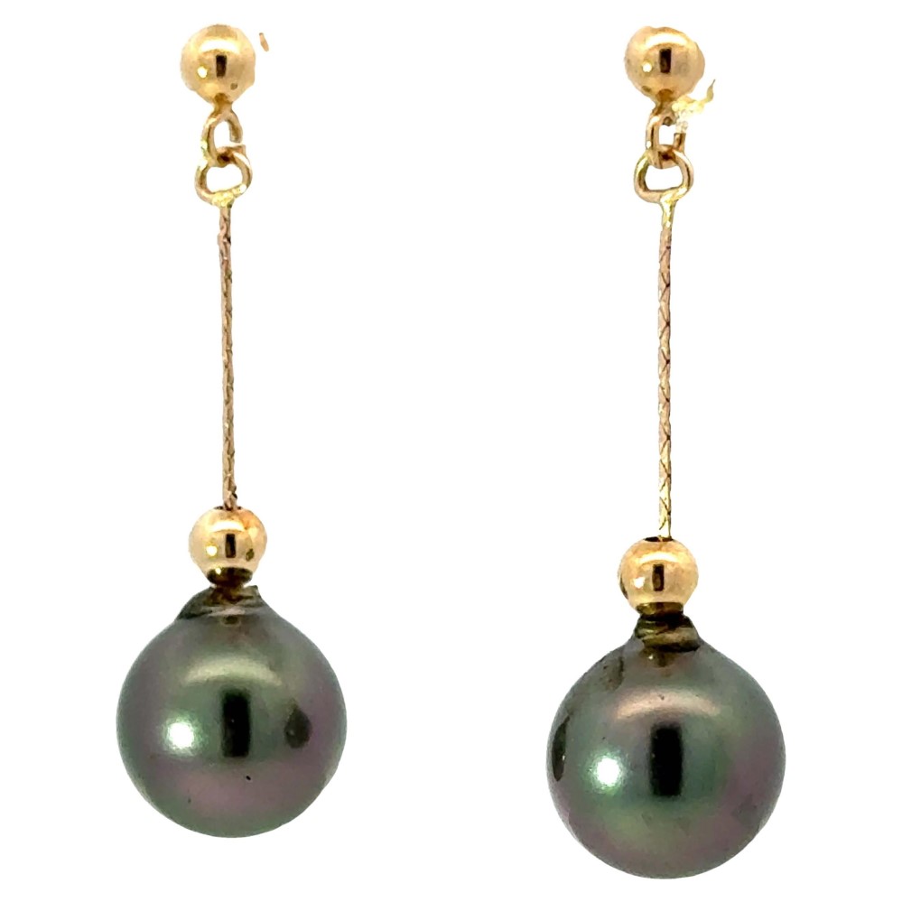 drop pearl earrings