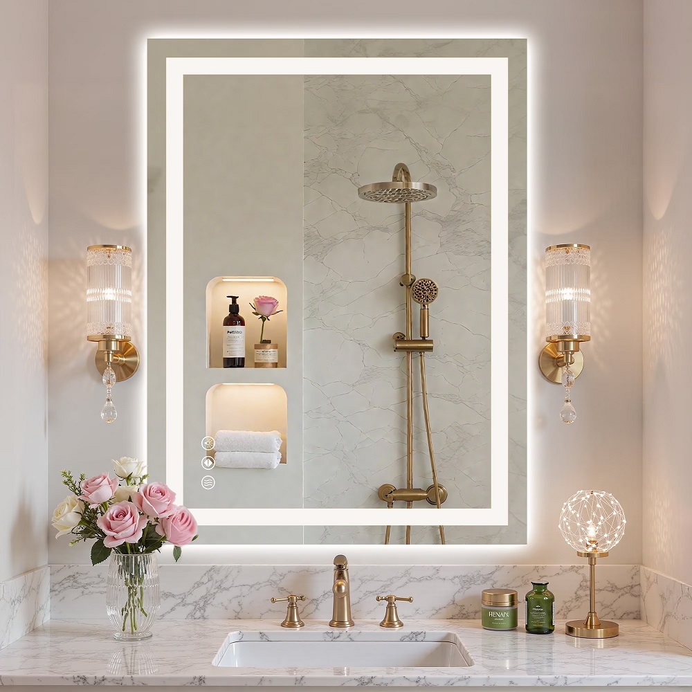 bathroom wall mirrors