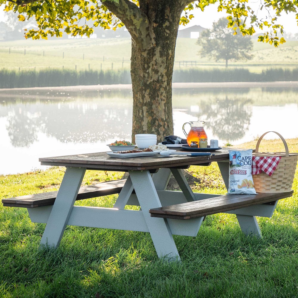 picnic tables