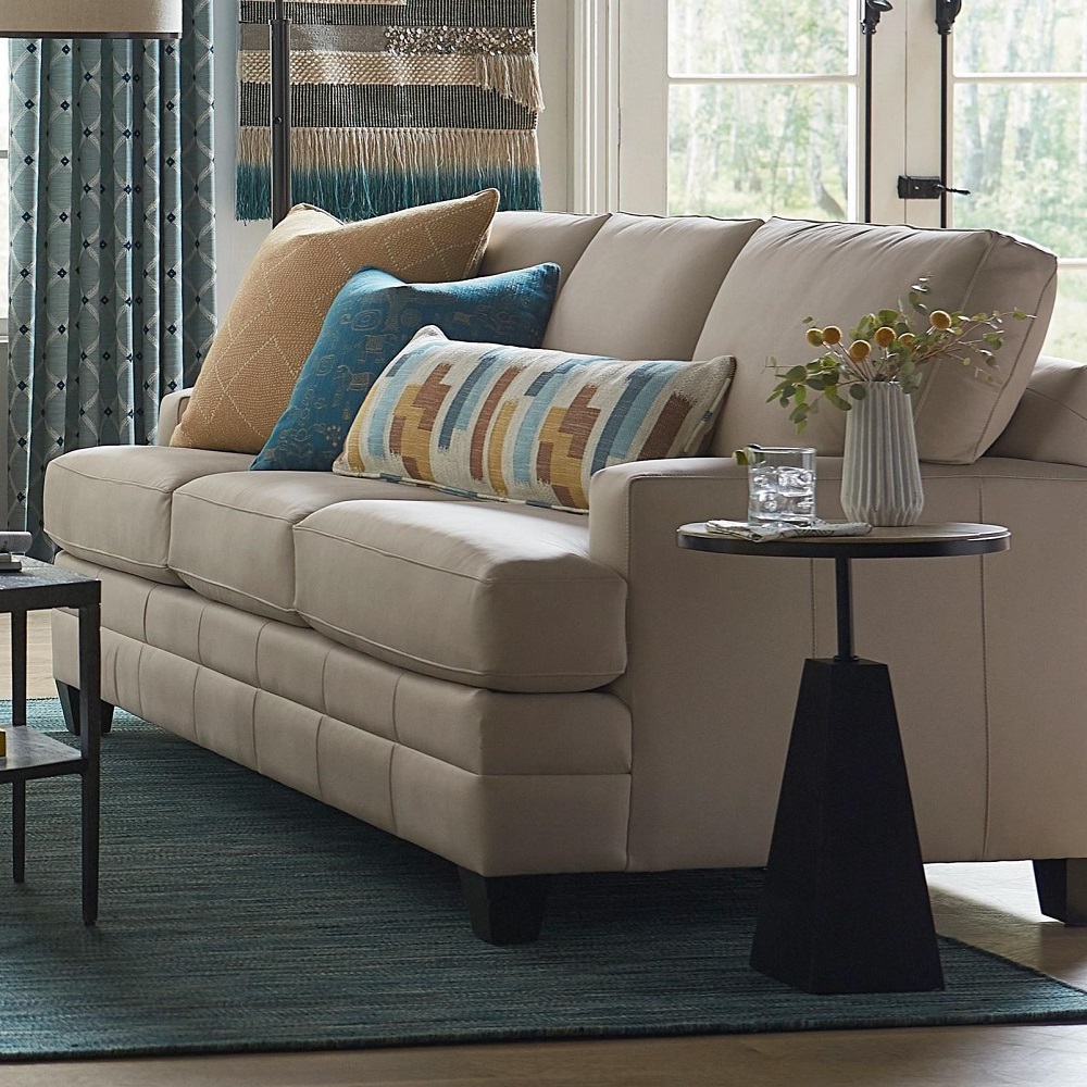 bassett leather sofas