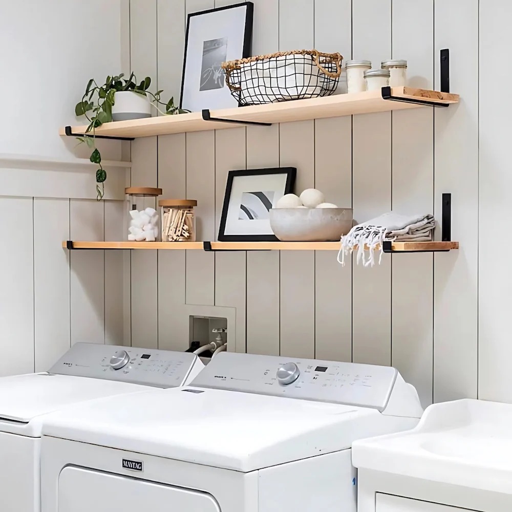 laundry room shelving