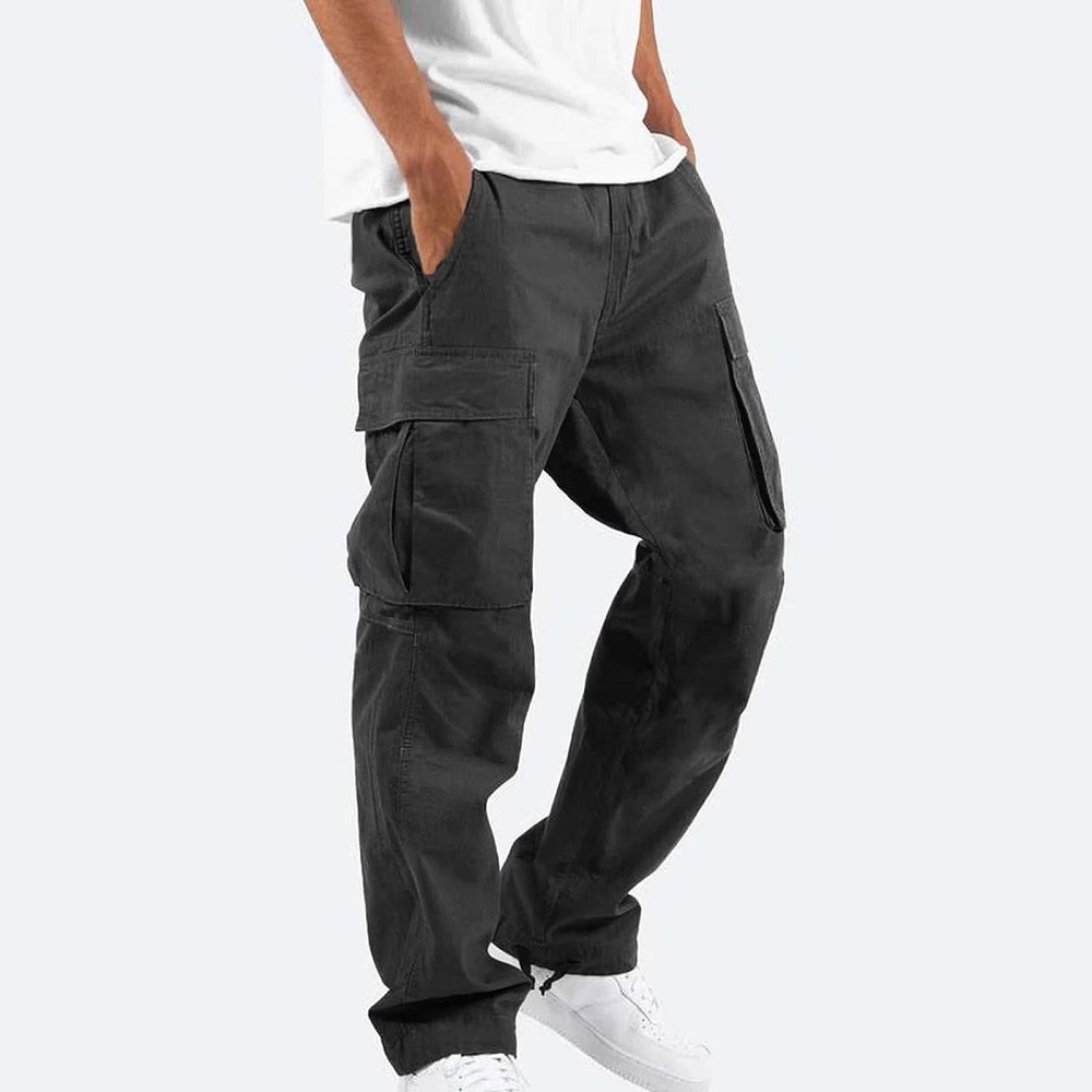 black cargo pants