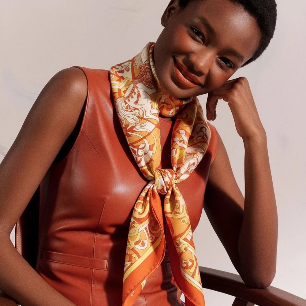 silk scarves for women